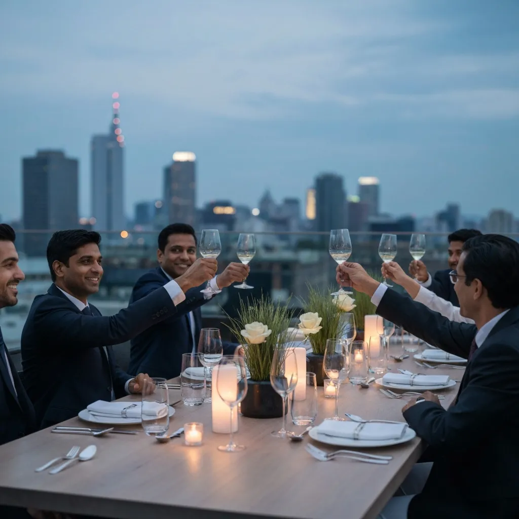 Company celebration styling